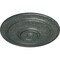 Ekena Millwork Small Classic Ceiling Medallion (Canopies up to 10"), 40 1/4"OD x 3 1/8"P, Athenian Green Crackle CM40CLAGC - alternate 4